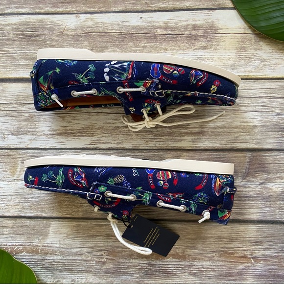 Polo Ralph Lauren Merton Tropical Boat Shoes